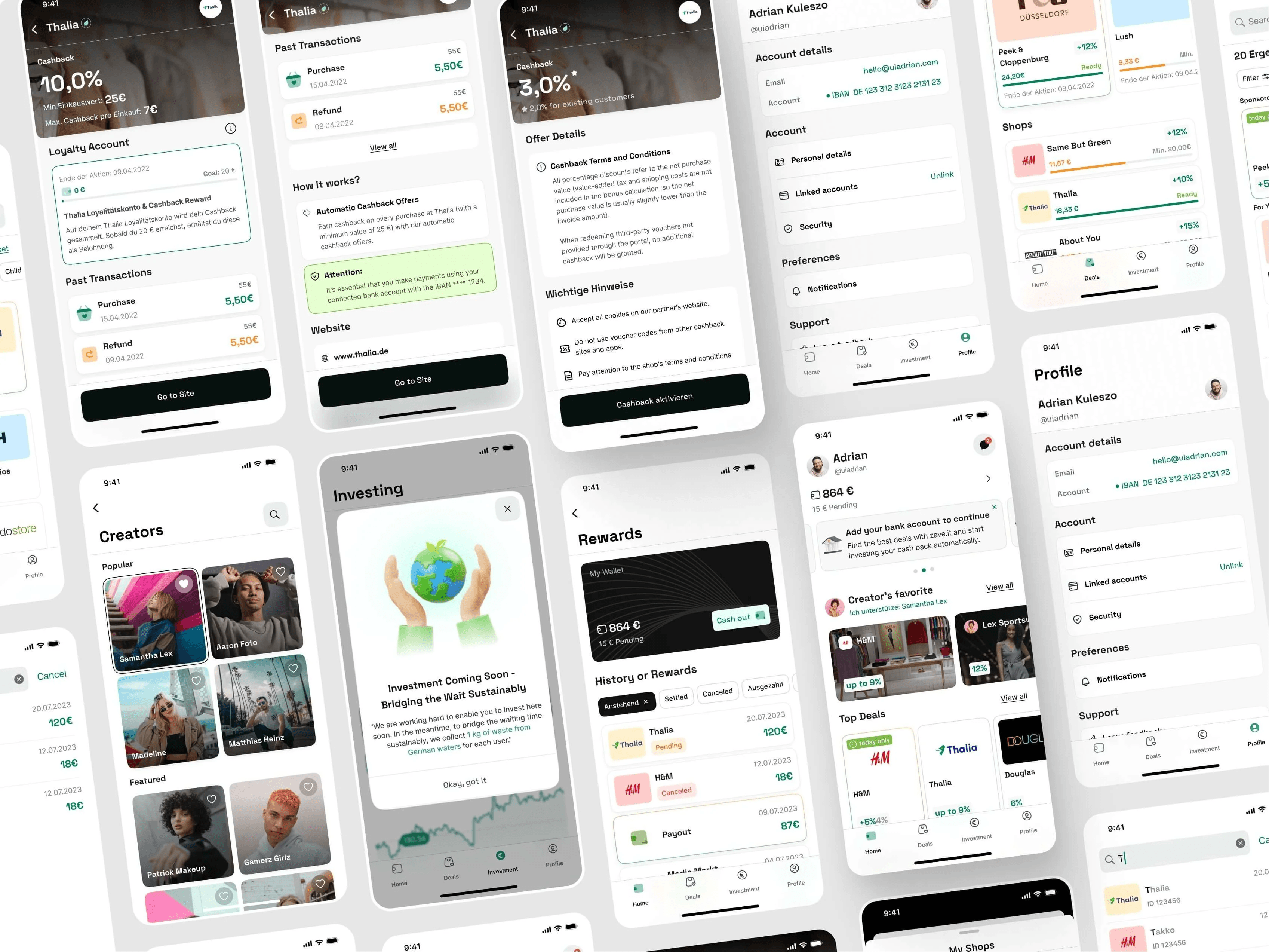 Zave.it app screens