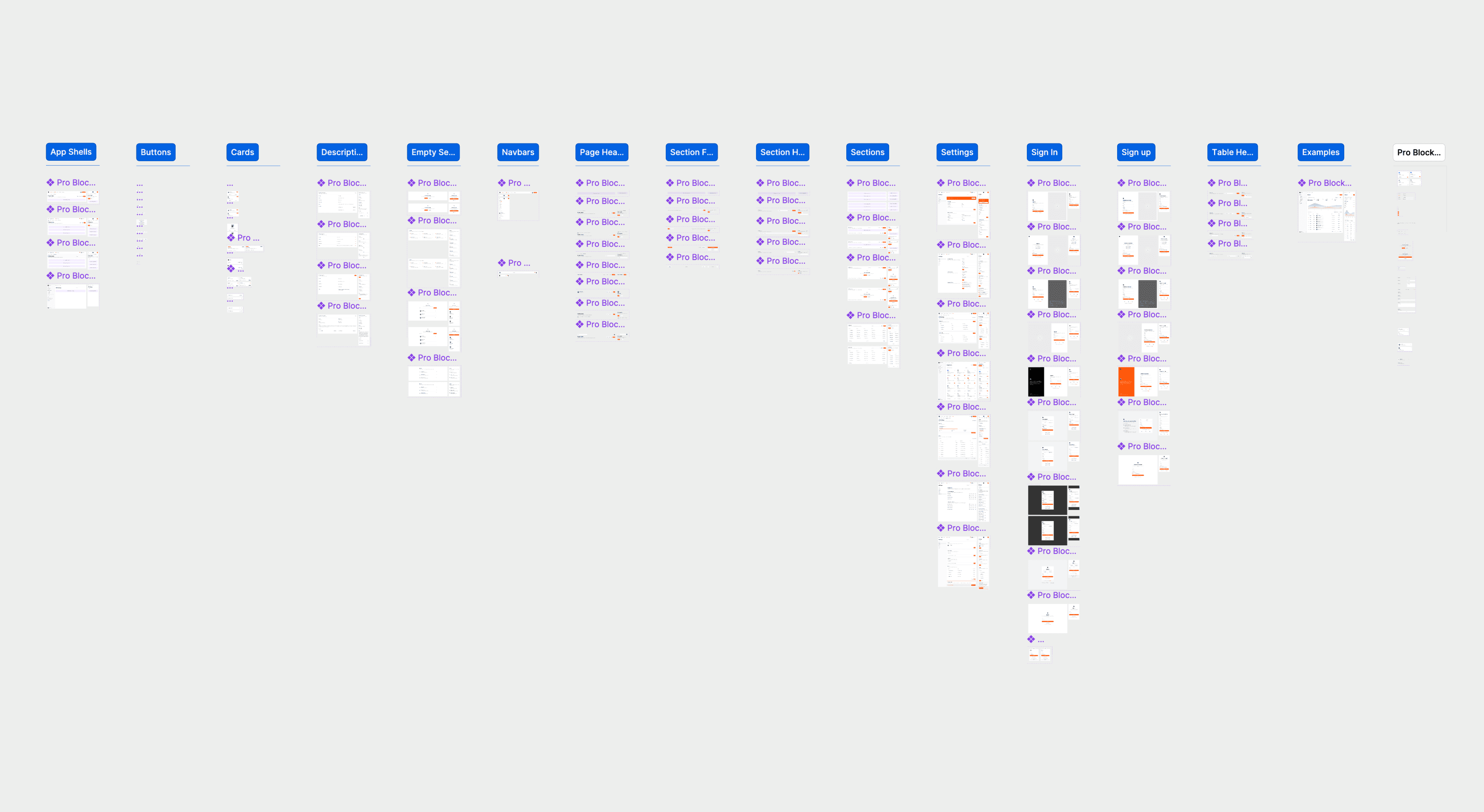 N3XT design tokens and component variants