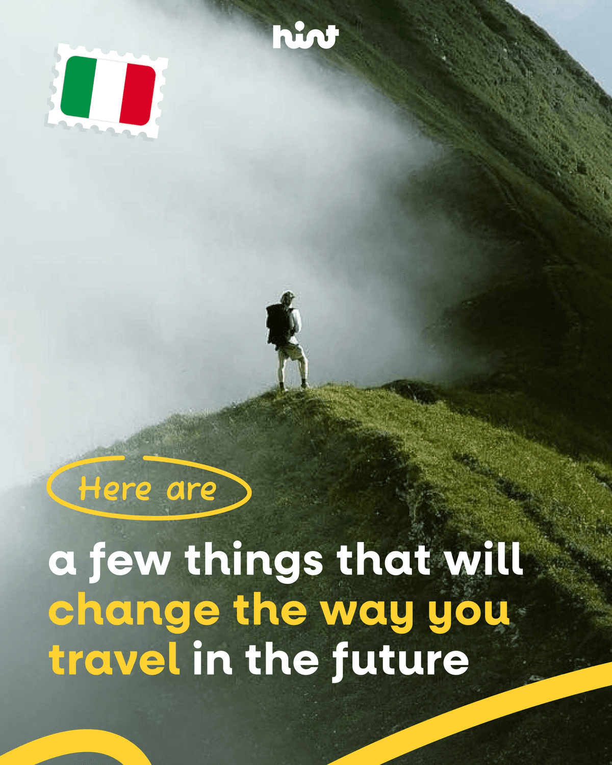 Instagram carousel cover: Here are a few things that will change the way you travel in the future